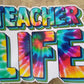 Teacher Life, Vinyl Decal