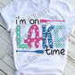 I'm on lake time Sublimation Transfer