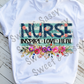 Nurse Inspire Love Heal, Sublimation Transfer