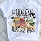 Queen of the Trailer Park Sublimation Transfer
