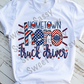 Hometown Hero Truck Driver Sublimation Transfer