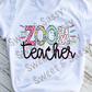Zoom Teacher Sublimation Transfer