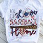 For the love of baseball stay home Sublimation Transfer