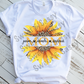 Customizable Mom or Grandparent Sunflower with kids or grandkids' names