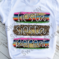 Fiesta, Siesta, Repeat Sublimation Transfer