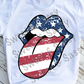 USA Lips, KISS USA Sublimation Transfer