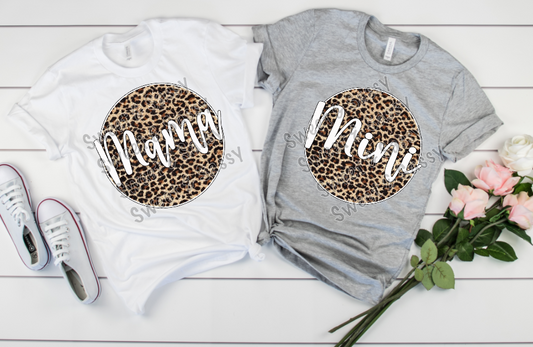 Mini Leopard Print Sublimation Transfer