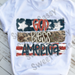 God Bless America, Camo, Sublimation Transfer