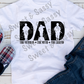 The Veteran The Myth The Legend Dad Sublimation Transfer