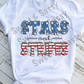 Stars and Stripes Sublimation Transfer
