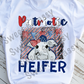 Patriotic Heifer Sublimation Transfer