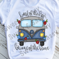 Land of the free because of the brave, 4th of July Sublimation Transfer