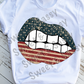 USA Lips, USA Sublimation Transfer