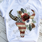 Patriotic Bull Sublimation Transfer