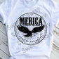 America Home of the Brave Sublimation Transfer