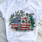 Camper, 4th of July Sublimation Transfer