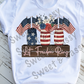 Let Freedom Ring, 4th of July Sublimation Transfer