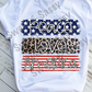 Peace Love America, 4th of July Sublimation Transfer