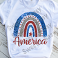 Glitter America, 4th of July Sublimation Transfer