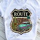 Leopard Print Route Sublimation Transfer