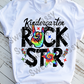 Tie Dye Rock Star K-4th Grade Level Sublimation Transfers