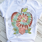 Tie Dye Apple Teacher Sublimation Transfer