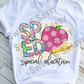 Special Education Teacher Sublimation Transfers
