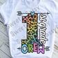 PreK-3rd Grade Back to school, School Grade Level, Sublimation Transfer