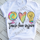 Teach Love Inspire Teacher Sublimation Transfer