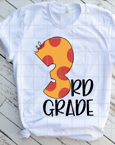 K-5th Grade Level Sublimation Transfers