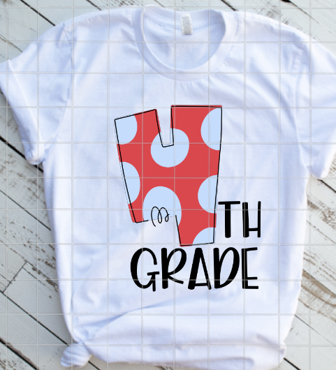 K-5th Grade Level Sublimation Transfers