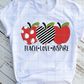 Teach Love Inspire, Apples, Back to School, Sublimation Transfer