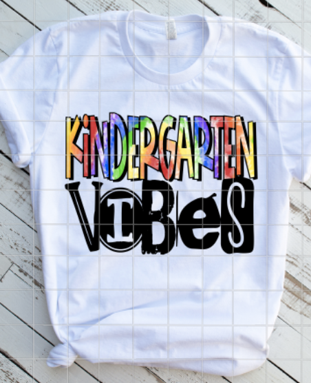 PreK-4th Grade Vibes Level Sublimation Transfers