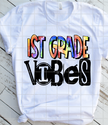 PreK-4th Grade Vibes Level Sublimation Transfers