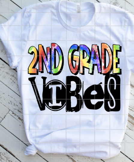 PreK-4th Grade Vibes Level Sublimation Transfers