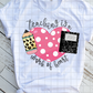 Teaching is a work of heart,  Back to School, Sublimation Transfers