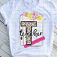 Teacher, Back to School, Sublimation Transfers