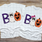 Boo with bow Sublimation Transfer