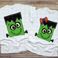 Frankenstein with bow Sublimation Transfer