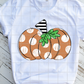 Pumpkin polka dot Sublimation Transfer