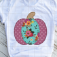 Floral Pumpkin Sublimation Transfer