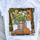 Pumpkins and Sunflowers Sublimation Transfer