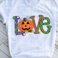 Love Jack-o-lantern Sublimation Transfer