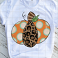 Leopard print pumpkin Sublimation Transfer