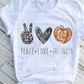 Peace Love Halloween Sublimation Transfer