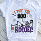 I put the boo in Boojee Sublimation Transfer