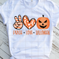 Peace Love Halloween Sublimation Transfer
