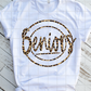 Seniors Leopard Print,  Print Sublimation Transfer