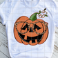 Jack-o-lantern with glasses Sublimation Transfer