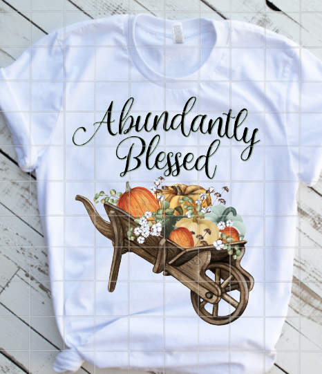 Abundantly Blessed Sublimation Transfer